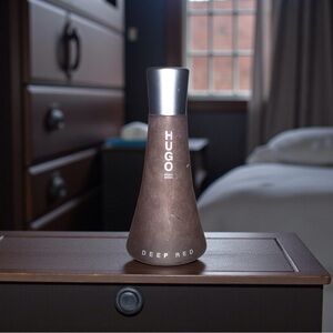 HUGO Deep Red Brown Empty Perfume Bottle